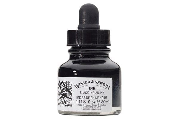 Ritbläck 30 ml svart