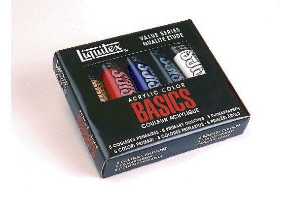 Basics akrylfärgset 5x118 ml