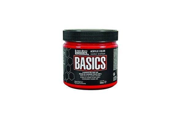 Basics 946 ml kadmiumrød dyp nyanse 311