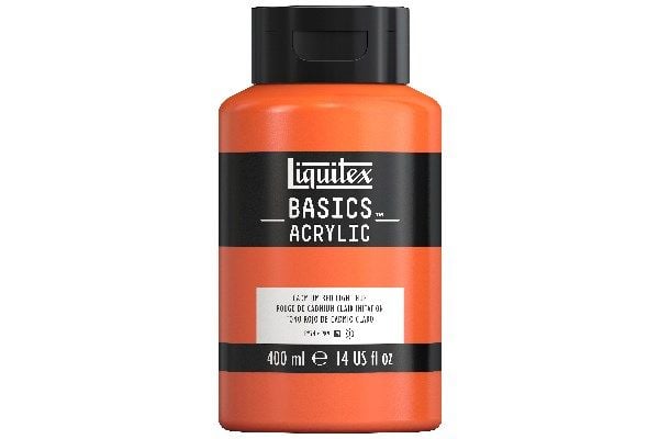 Basics 400 ml Cad Red Light 510 akrylfärg