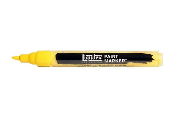 Liquitex Acrylic Marker, Gult, Svart, Gult, 2 mm, 1 stykker