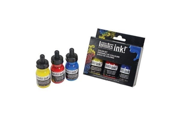 Prof Acrylic Ink 3 Pack Color