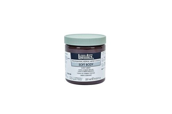 Soft Body akrylfärg 237 ml Burnt Umber 128