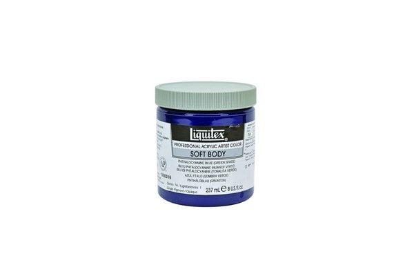 Soft Body 237 ml ftalocyaninblå 316