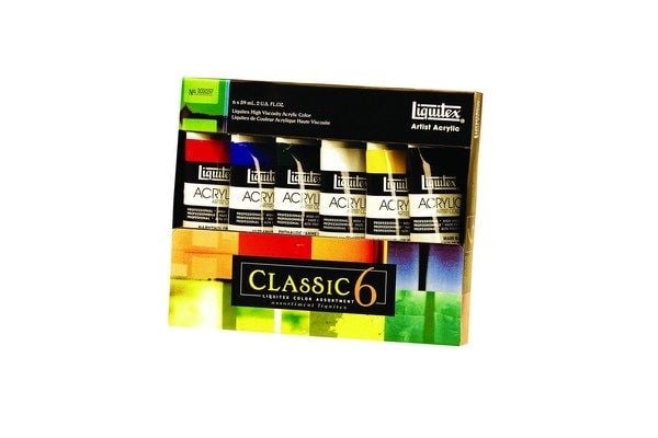 Heavy Body akryl klassisk sett 6x59ml