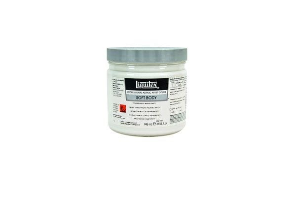 Soft body 946 ml transparent blandning vit 430