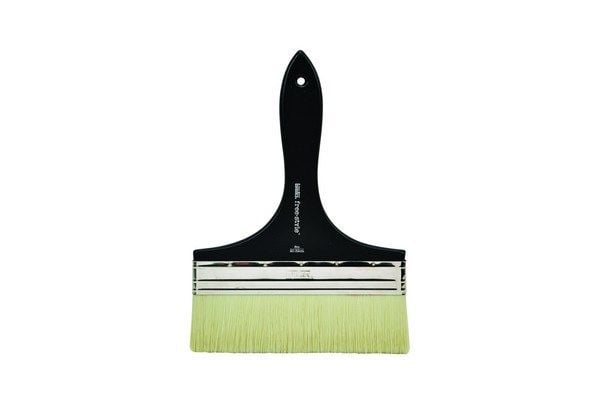 Free Style Brush Large Flat 8 tommers kort skaft
