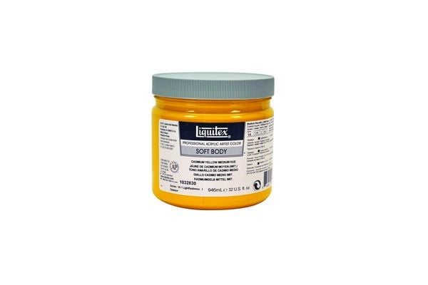Soft Body 946 ml kadmiumgult mediumnyans 830