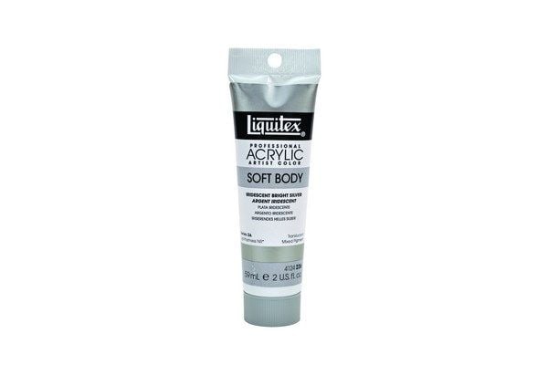 Soft body färg 59 ml iriserande bränd silver 236