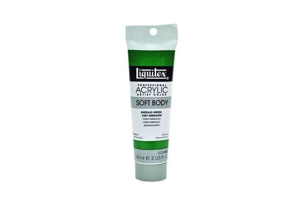 Soft body färg 59 ml Emerald green 450