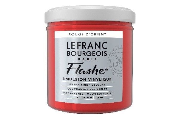Flashe akrylfärg 125 ml Oriental Red 382