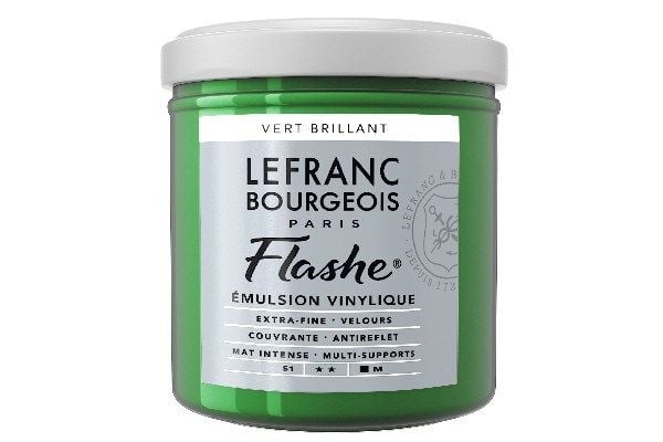 Flashe akrylfärg 125 ml Brilliant Green 558