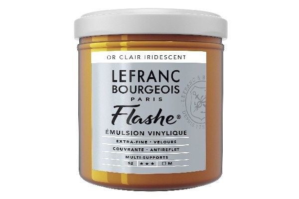 Flashe Acrylic 125 ml Light Gold Iridescent 834