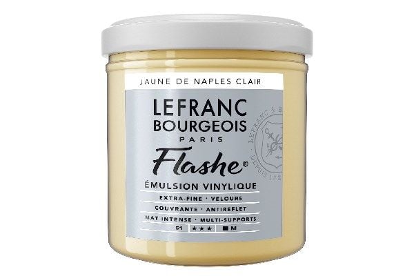 Flashe akrylmaling 125 ml Naples Yellow Light 887