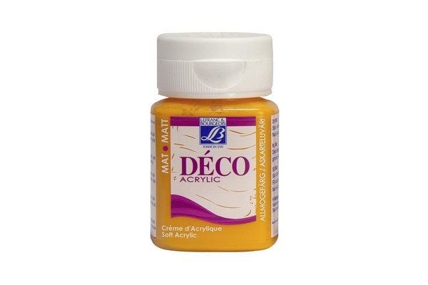 LEFRANC & BOURGEIS DECO SOFT akrylmaling 50 ml solsikke 200