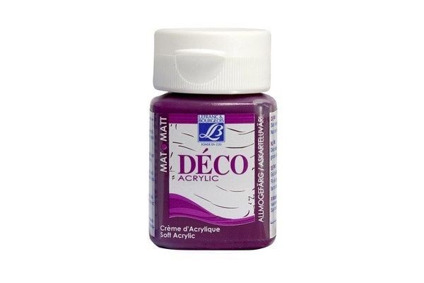 DECO SOFT akrylmaling 50 ml rød peon 457