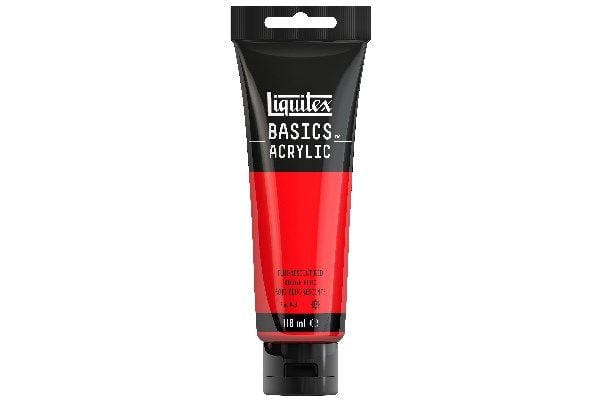 Basics 118 ml Fluorescerande röd 983
