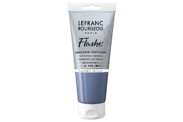 FLASHE ACRYLIC 80ML TUBE ASH BLUE IRIDESCENT