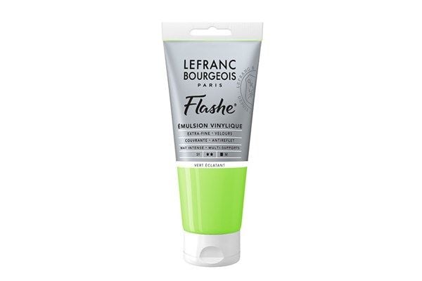 Flashe akrylfärg 80 ml klargrön