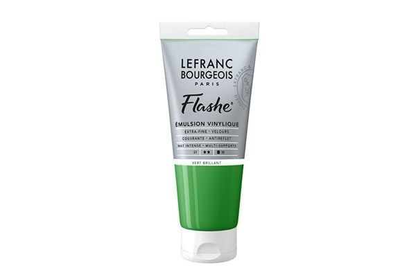 FLASHE ACRYLIC 80ML TUBE BRILLIANT GREEN