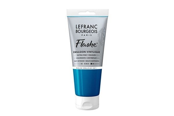 Flashe akryyli 80ml cerulean sininen sävy