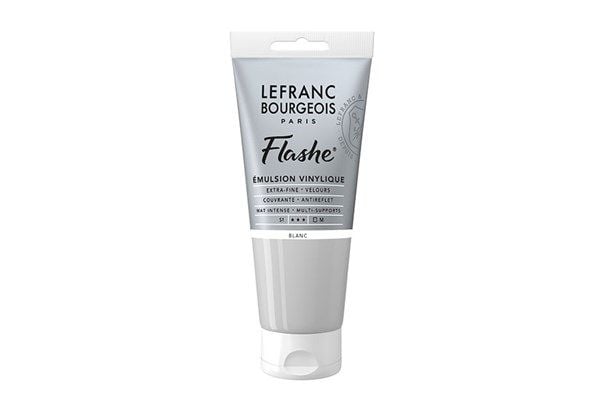 FLASHE ACRYLIC 80ML TUBE WHITE IRIDESCENT