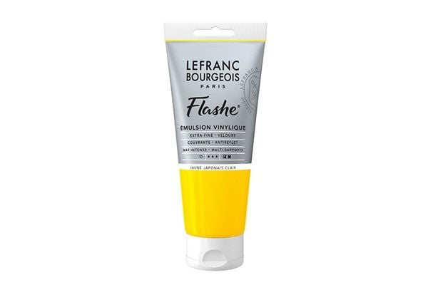 FLASHE ACRYLIC 80ML TUBE JAPANESE YELLOW LIGHT