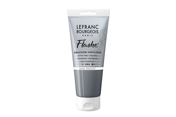 FLASHE ACRYLIC 80ML TUBE NICKEL IRIDESCENT