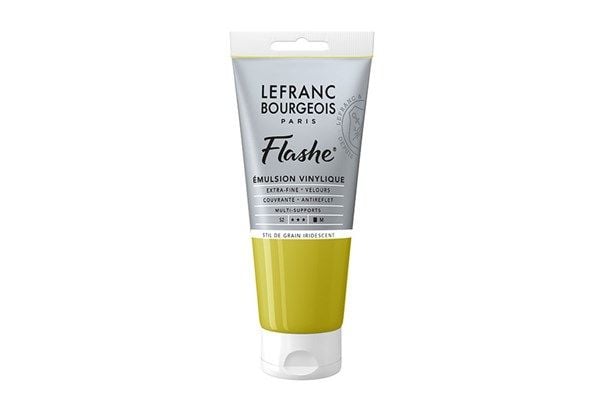 Flashe akryl 80 ml, grain green, iriserande
