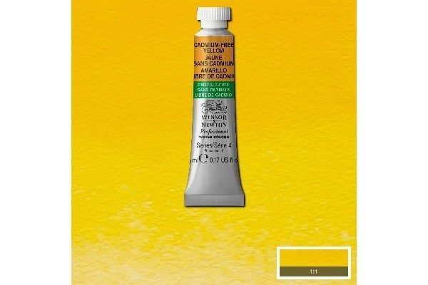 Proff. akvarellmaling 5 ml kadmiumfri, gul