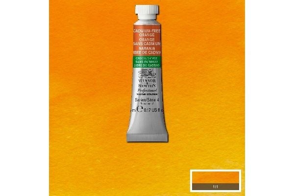 Professionell akvarell 5 ml utan kadmium, orange