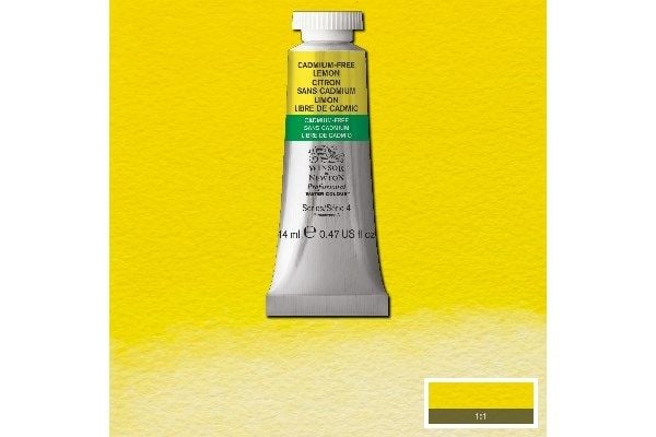 Profesjonell akvarell 14 ml uten kadmium, sitron