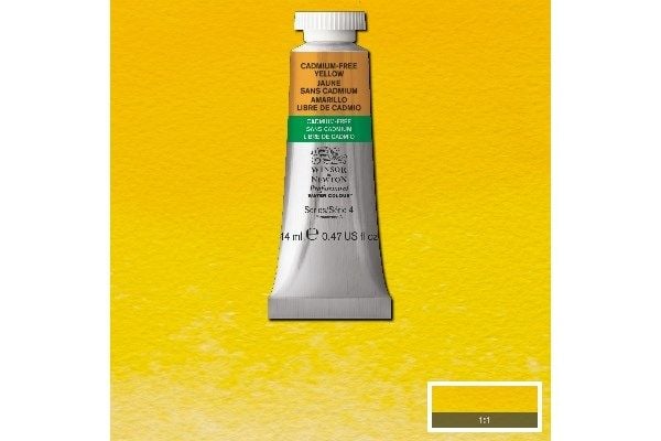 Proff. akvarell 14 ml, kadmiumfri, gul