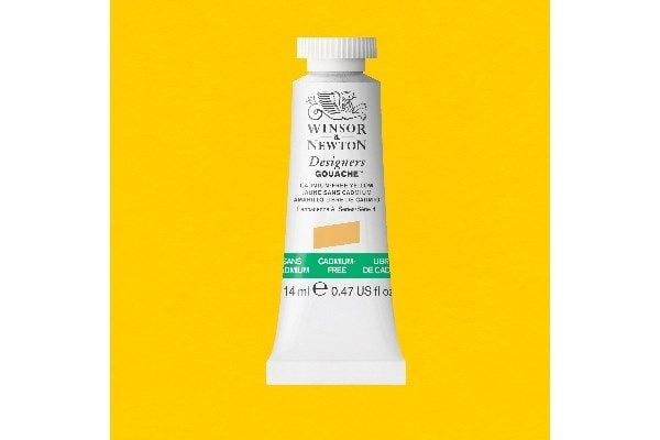 Designer gouache 14 ml kadmiumfri, Gul 890