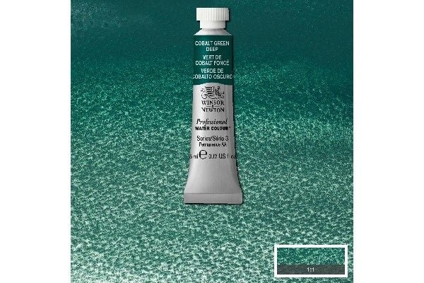 Prof Water Colour 5 ml kobolt grønn dyp