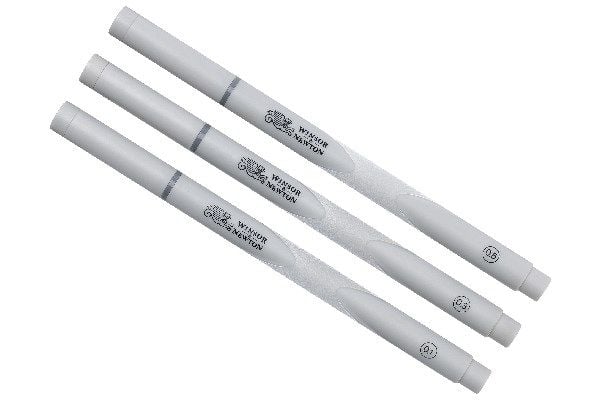Fineliner-sett cool grey (0,1/0,3/0,5) 3 stk
