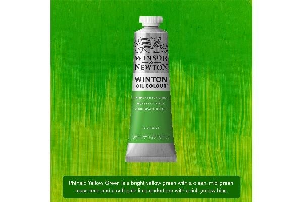 Winton olja 37 ml phthalo yellow green 403