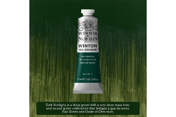 Winton olje 37 ml mørk grønn kobbergrønn (405)