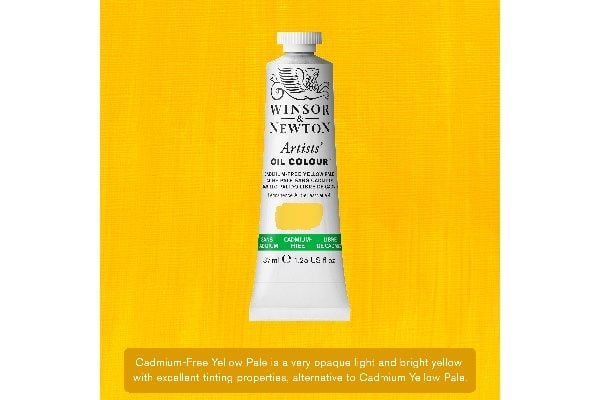 Artist's oil colour 37 ml kadmiumfri gul, lys