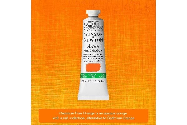 Oljemaling 37 ml kadmiumfri oransje 899