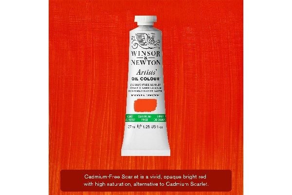 Artists' oil colour 37 ml kadmiumfri scarlet 903