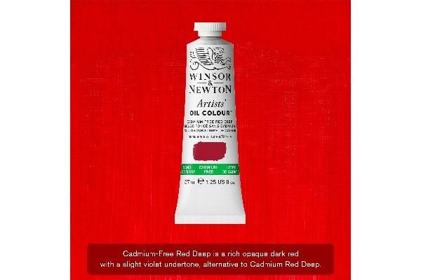 ARTISTS' OIL COLOUR 37 ml kadmiumfri rød deep 895