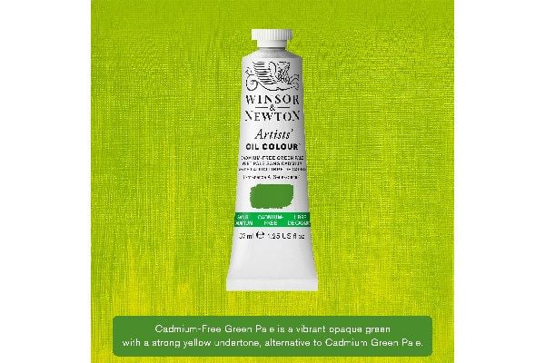 ARTISTS' OIL COLOUR 37 ml kadmiumfri green PA897
