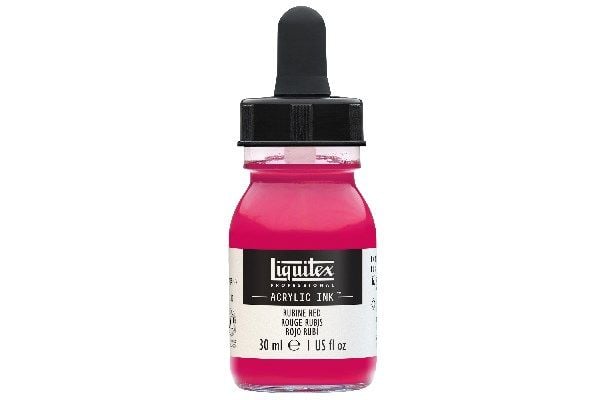 LQX PRO AKRYYLIMUSTE 30ML RUBIININPUNAINEN 388