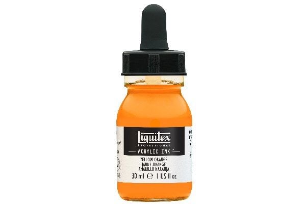 Proff. akrylfärg 30 ml gul orange 298