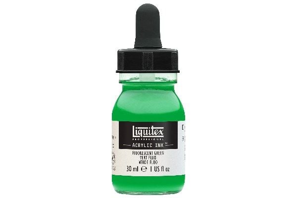 Proff. akrylmaling 30 ml fluorescerende grønn 985