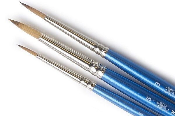 COTMAN BRUSH SHORT HANDLE SET ROUND 1, 3, 5
