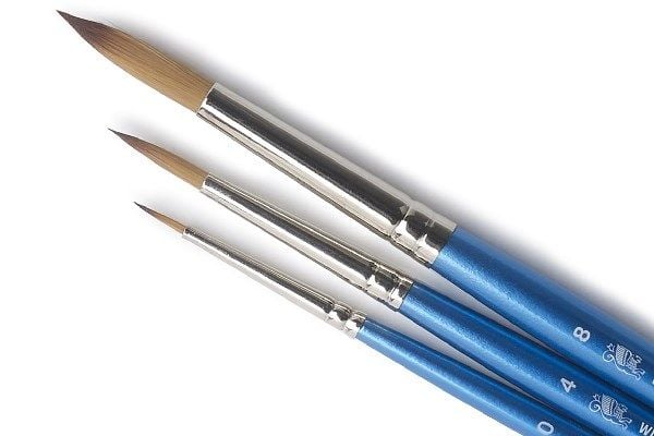 Cotman penselset kort skaft rund 0/4/8