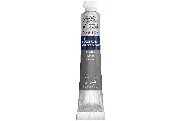Cotman akvarellmaling 8 ml Pewter rad 511