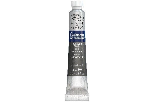 Cotman akvarellfarge 8 ml Iridescent Black Row 473